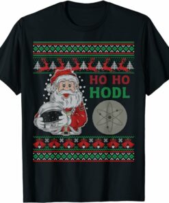 Cosmos T-Shirt Santa Astronaut Ugly T-Shirt