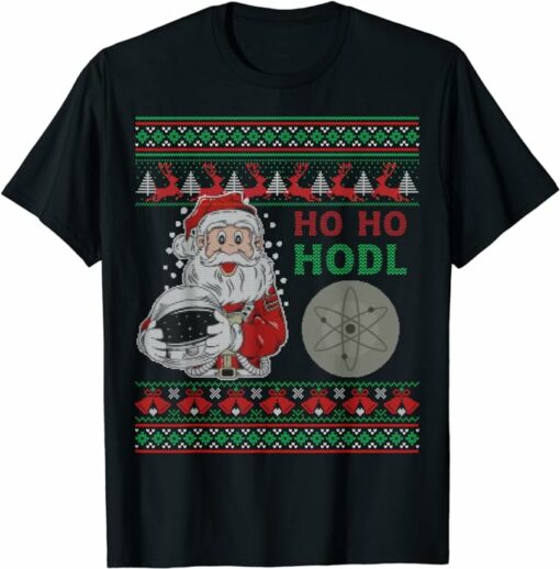 Cosmos T-Shirt Santa Astronaut Ugly T-Shirt