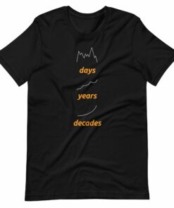 Days vs Years vs Decades Bitcoin T-shirt