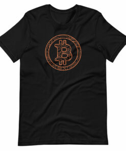 Distressed Silicon Chip Bitcoin T-Shirt