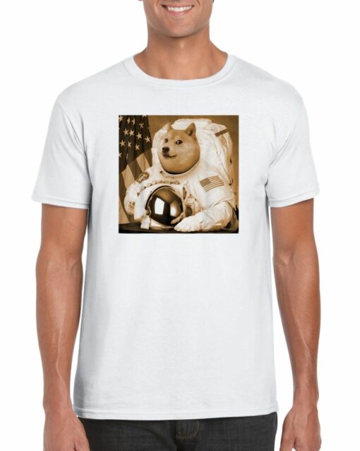 Dogecoin Retro Astronaut T-shirt