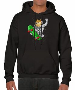 Dogecoin Skateboarder Hoodie