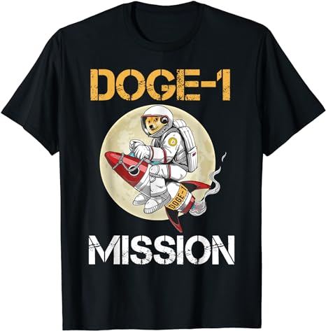 Dogecoin T-shirt Doge To The Moon