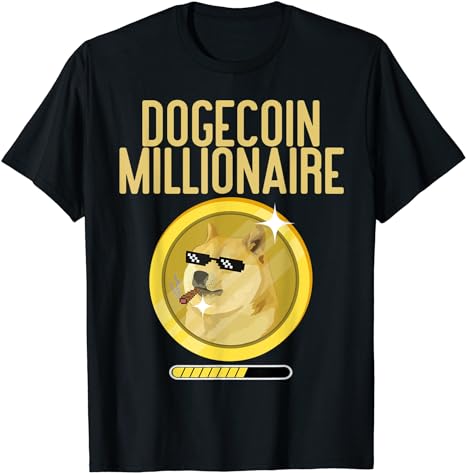 Dogecoin T-shirt Dogecoin Millionaire