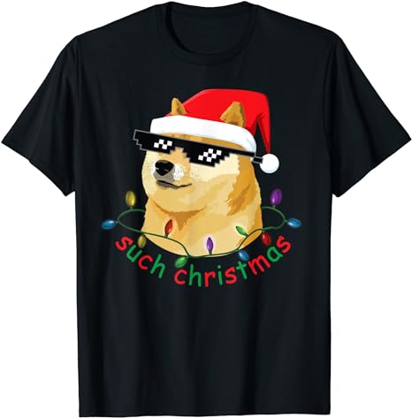 Dogecoin T-shirt Funny Shiba Inu