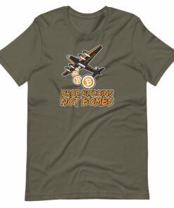 Drop Bitcoins Not Bombs T-Shirt