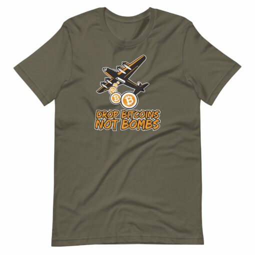 Drop Bitcoins Not Bombs T-Shirt