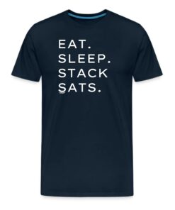 Eat Sleep Stack Sats Bitcoin T-Shirt