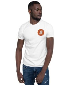 Embroidered Bitcoin T-Shirt