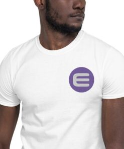 Embroidered Enjin Coin T-Shirt Embroidered Enjin Coin T-Shirt