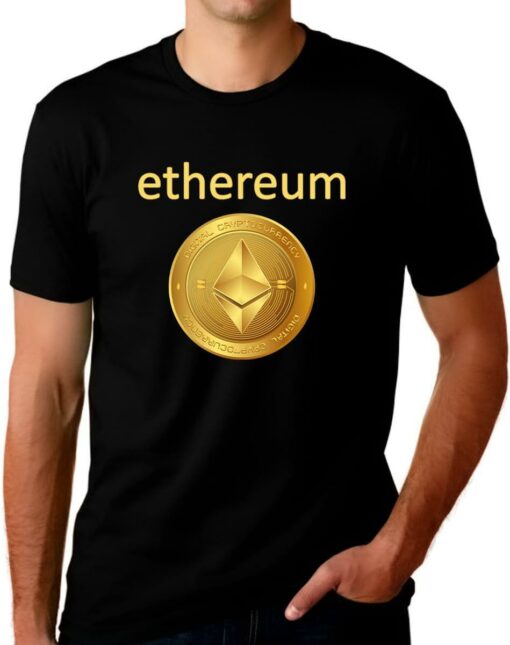 Ethereum T-Shirt Crypto Eth Logo Crypto Coin Funny
