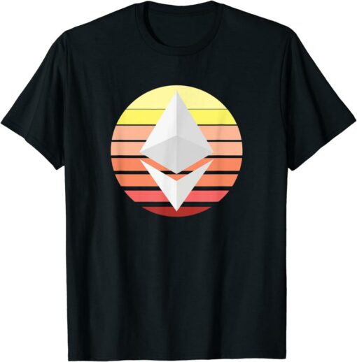 Ethereum T-Shirt Eth Logo Crypto Circle Pastel Funny