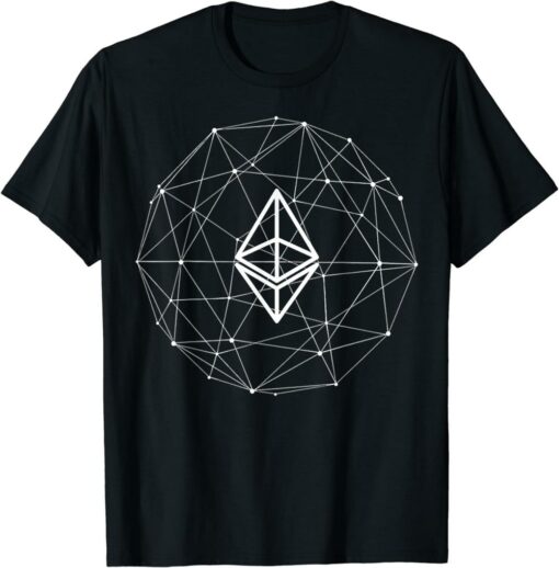 Ethereum T-Shirt Logo Decentralized Eth Crypto Coin