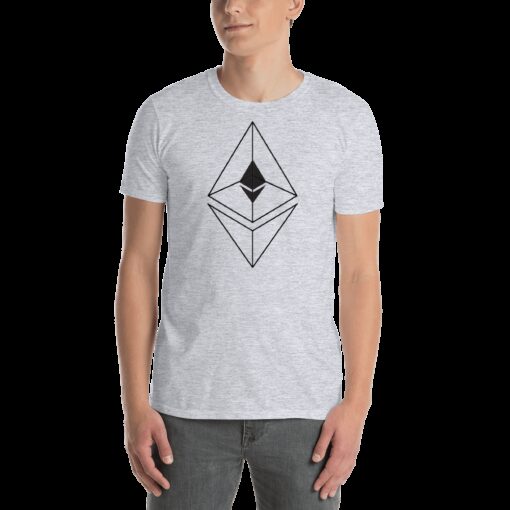 Ethereum line design – Men’s T-Shirt
