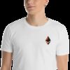 Ethereum logo – Men’s Embroidered T-Shirt