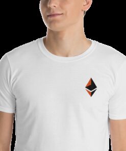 Ethereum logo – Men’s Embroidered T-Shirt Ethereum logo – Men’s Embroidered T-Shirt