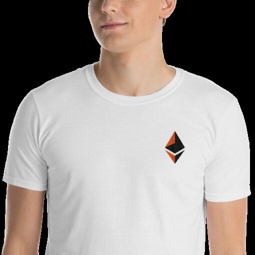 Ethereum logo – Men’s Embroidered T-Shirt