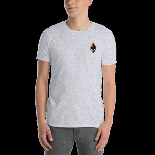 Ethereum logo – Men’s Embroidered T-Shirt