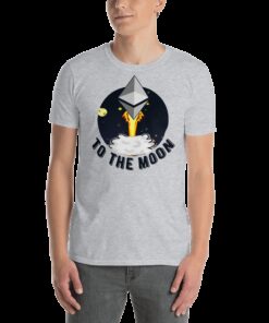 Ethereum to the moon - Men's T-Shirt 2 Ethereum to the moon Mens T Shirt 3