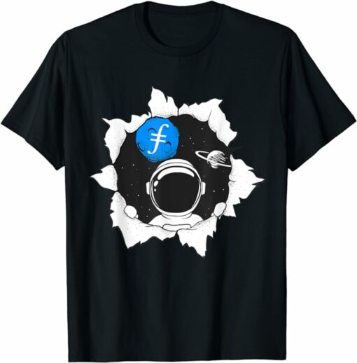 Filecoin T-Shirt Funny Space Moon Gear T-Shirt
