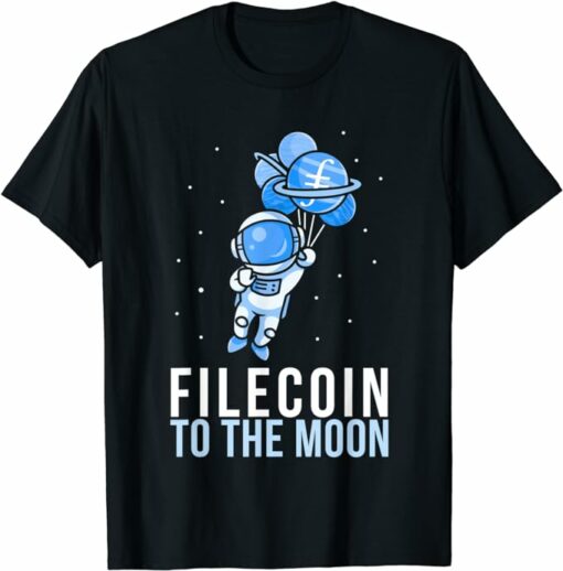 Filecoin T-Shirt Merchandise Cryptocurrency Crypto T-Shirt
