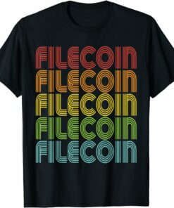 Filecoin T-Shirt Multi Colorful Filecoin T-Shirt