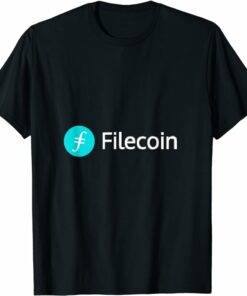 Filecoin T-Shirt Official Logo Cryptocurrency T-Shirt