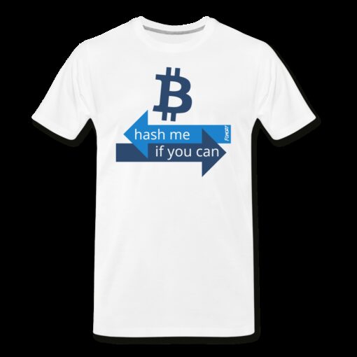 Hash Me If You Can Bitcoin T-Shirt