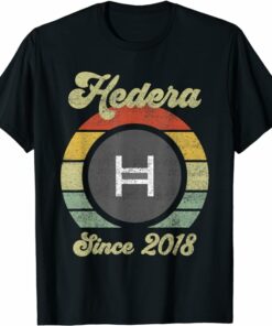 Hedera T-Shirt Vintage Hedera Hashgraph Coin T-Shirt