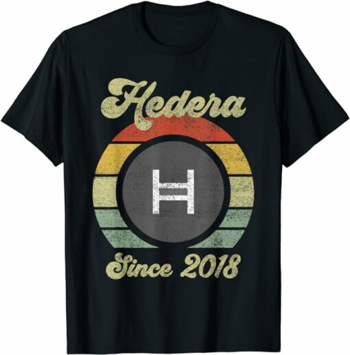 Hedera T-Shirt Vintage Hedera Hashgraph Coin T-Shirt