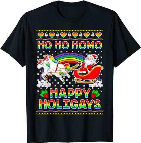 Holochain T-shirt Gay Pride Santa