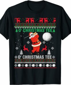 Holochain T-shirt Golf Santa Claus Humor