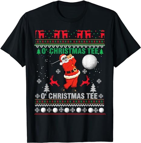 Holochain T-shirt Golf Santa Claus Humor
