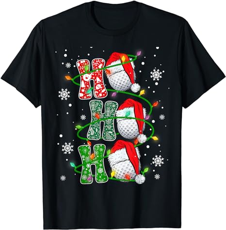 Holochain T-shirt Santa Golf Christmas Gifts