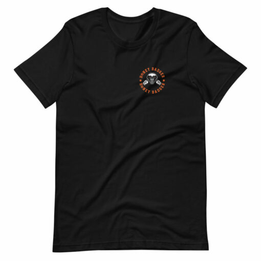 Honey Badger Chest Badge Unisex T-shirt