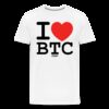 I Heart BTC Bitcoin T-Shirt