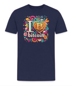 I Love Bitcoin Graffiti T-Shirt