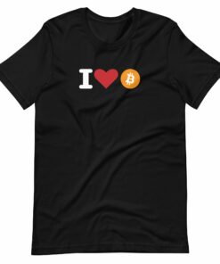 I Love Bitcoin T-Shirt