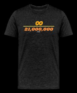 Infinity Divided By 21 Million Bitcoin T-Shirt
