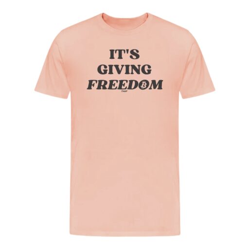 It’s Giving Freedom Bitcoin T-Shirt