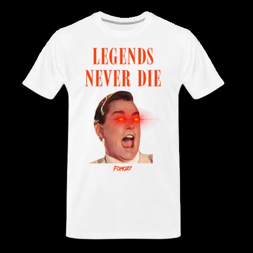 Legends Never Die Bitcoin T-Shirt