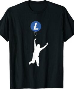 Litecoin T-Shirt Boy With Balloon Cryptocurrency LTC