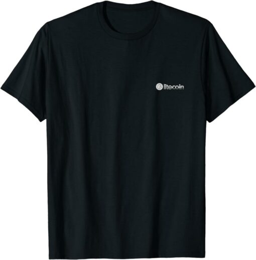 Litecoin T-Shirt Classic Logo Crypto Currency LTC Trendy