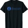 Litecoin T-Shirt Hodl Crypto Moon Believer Cryptocurrency
