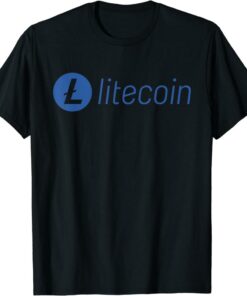 Litecoin T-Shirt Hodl Crypto Moon Believer Cryptocurrency