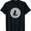 Litecoin T-Shirt Ltc Crypto Vintage Logo Blockchain