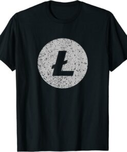 Litecoin T-Shirt Ltc Crypto Vintage Logo Blockchain