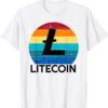 Litecoin T-Shirt Vintage Hodl Investor Miner Cryptocurrency