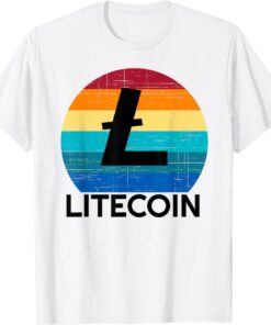 Litecoin T-Shirt Vintage Hodl Investor Miner Cryptocurrency