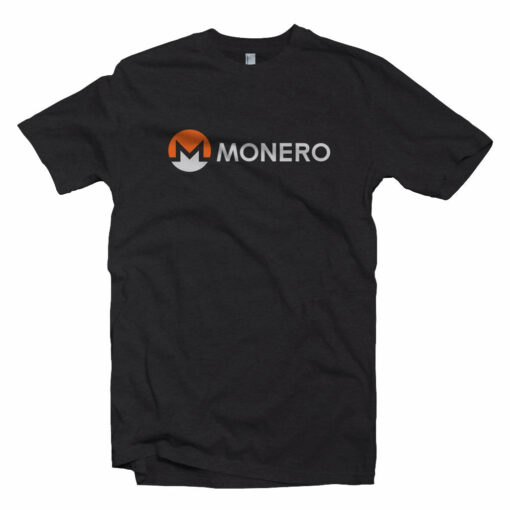 Monero XMR Cryptocurrency Logo T-shirt